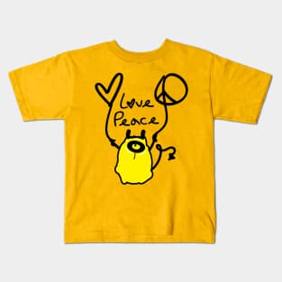 Love Peace Monster Kids T-Shirt